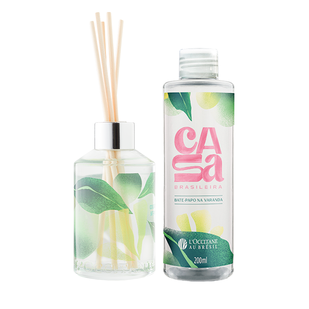 Combo Bate-Papo na Varanda: Difusor + Varetas | L'Occitane au Brésil